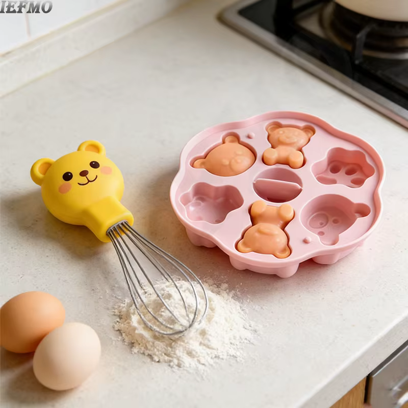 Moules à muffins en silicone, glaçons, gâteau Chi, 5 à 8 qt, autocuiseur, machine à mordre les œufs,