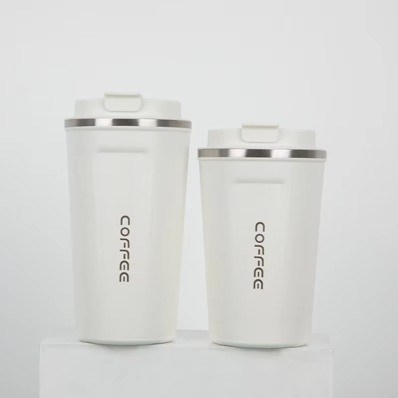Tasse à café isolée en acier inoxydable, 380/510ml, anti-fuite, Double paroi, isolée sous vide, idéa