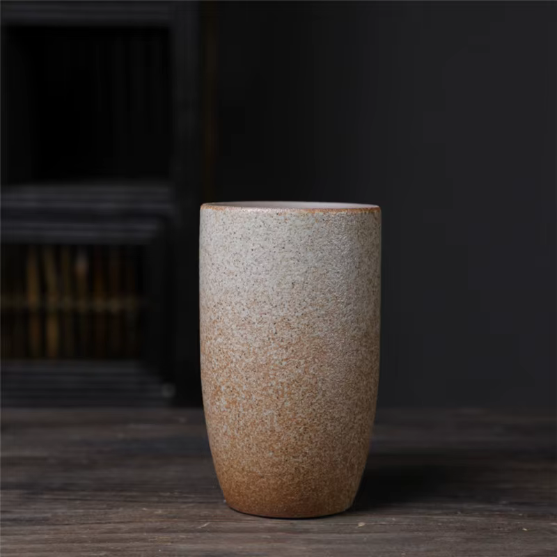 Tasse à expresso en poterie Vintage, 8oz, 230ml, tasse à thé en céramique, créative, rétro, eau, bur