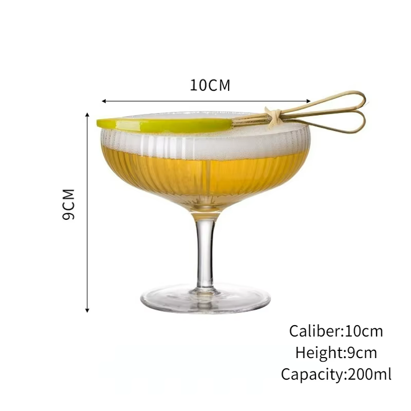Verres à Cocktail Créatifs, Coupe Verticale, Verre à Tour, Standardisation Simple, Maitini, Champagn