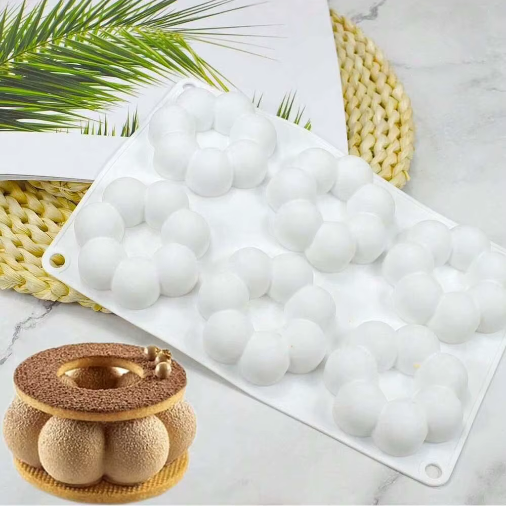 Moule à beignet en Silicone en forme de fleur, gâteau Fondant 3D, outil de cuisson au chocolat, moul