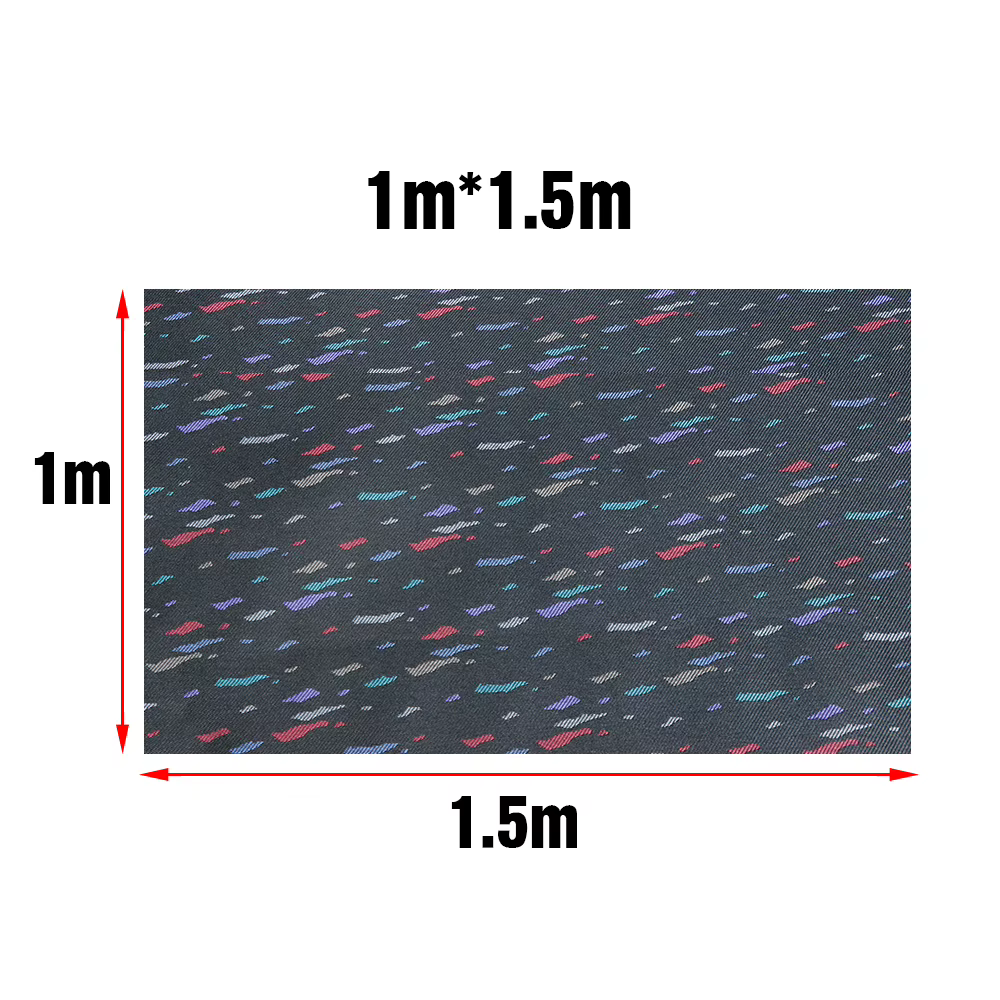 1PCS Le Mans Confetti Housse de siège baquet de course en tissu de haute qualité style JDM