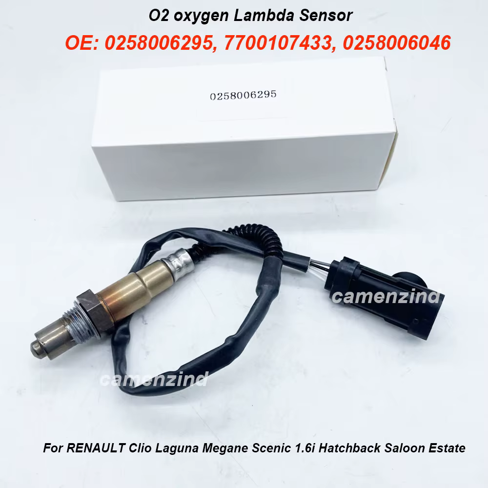 Capteur d'oxygène Lambda OE 0258006295 7700107433 0258006046 pour R-ENAULT Clio Laguna Megane Scenic