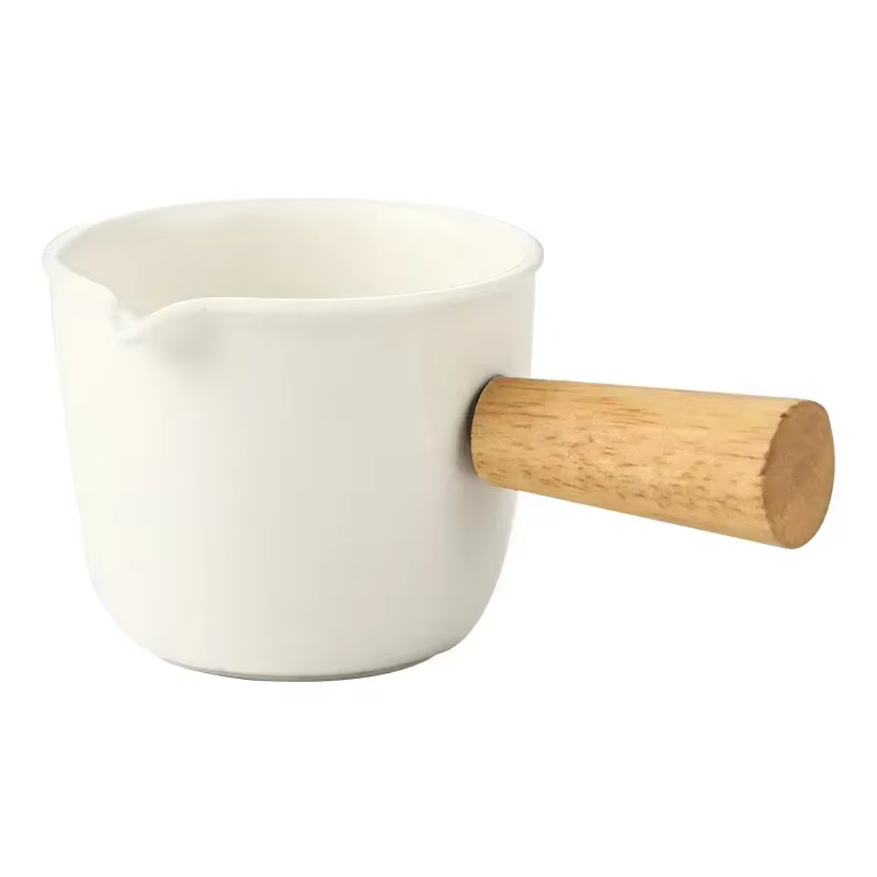 Pichet à lait en céramique résistant aux hautes températures, tasse à café moderne et simple, manche