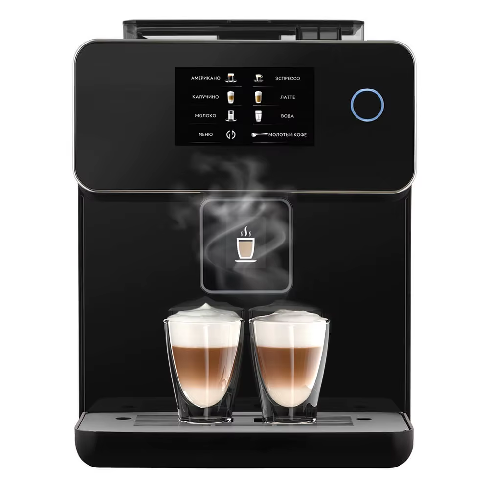 pour. Machine à café expresso italienne, commerciale, intelligente, entièrement automatique, écran t