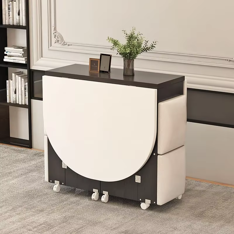 Table à manger pliante ensemble 4 chaises décorer Table à manger italienne De luxe Simple moderne Me