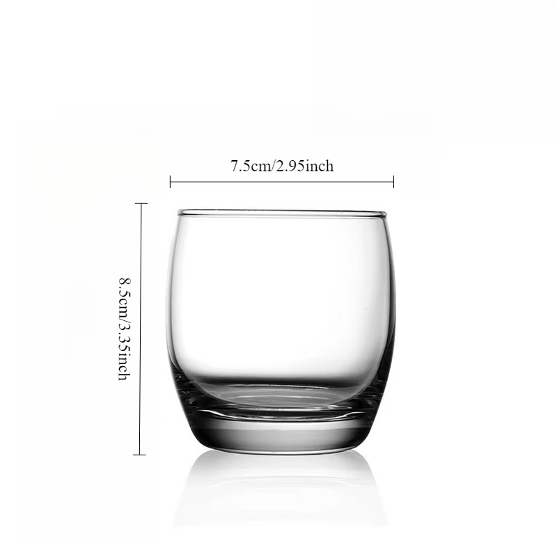 Verres à bière de luxe légers pour la maison, 200ml/290ml, verres à whisky et à vin ronds, cadeaux d