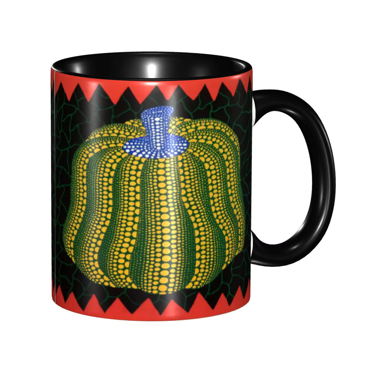 Tasse à café Yayois Kusamas, motif citrouille, tasses à thé kawaii, cadeaux