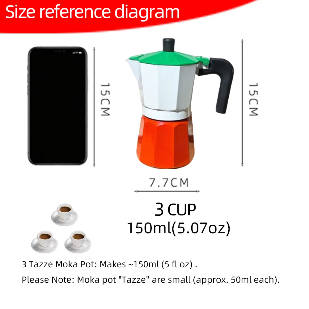 Ensemble de cafetières pour la maison : Machine à expresso compacte, Cafetière italienne Moka, Cafet