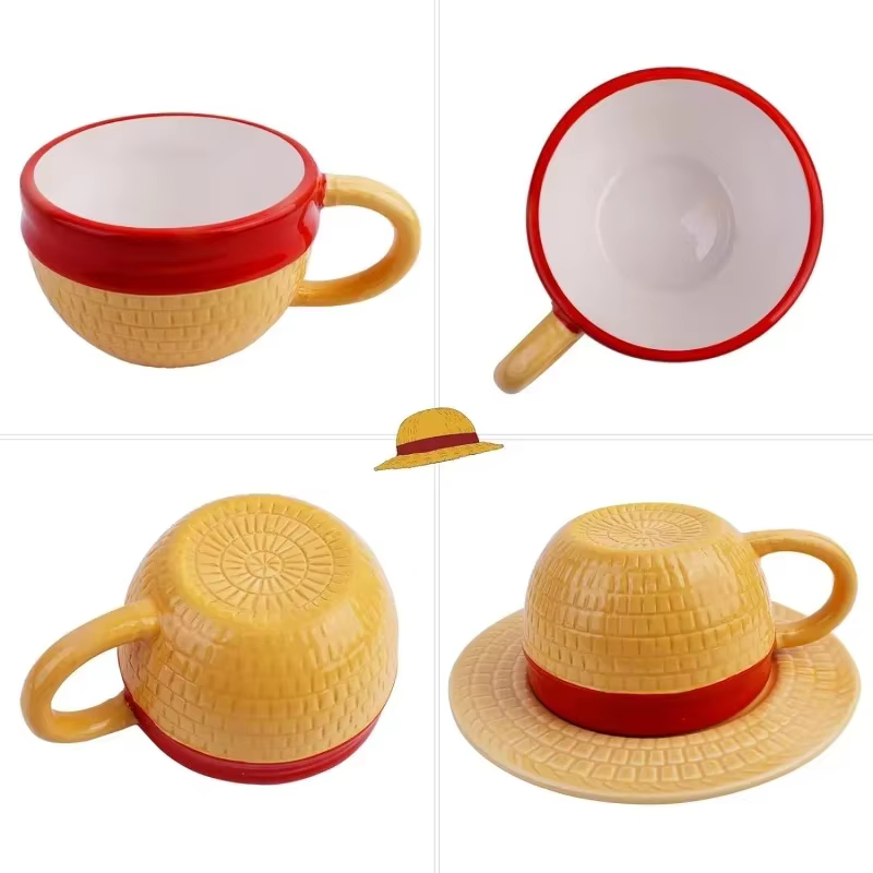 Tasse à café de dessin animé en forme de chapeau créatif, Anime Cosplay, Chopper Zansabo, tasse en c