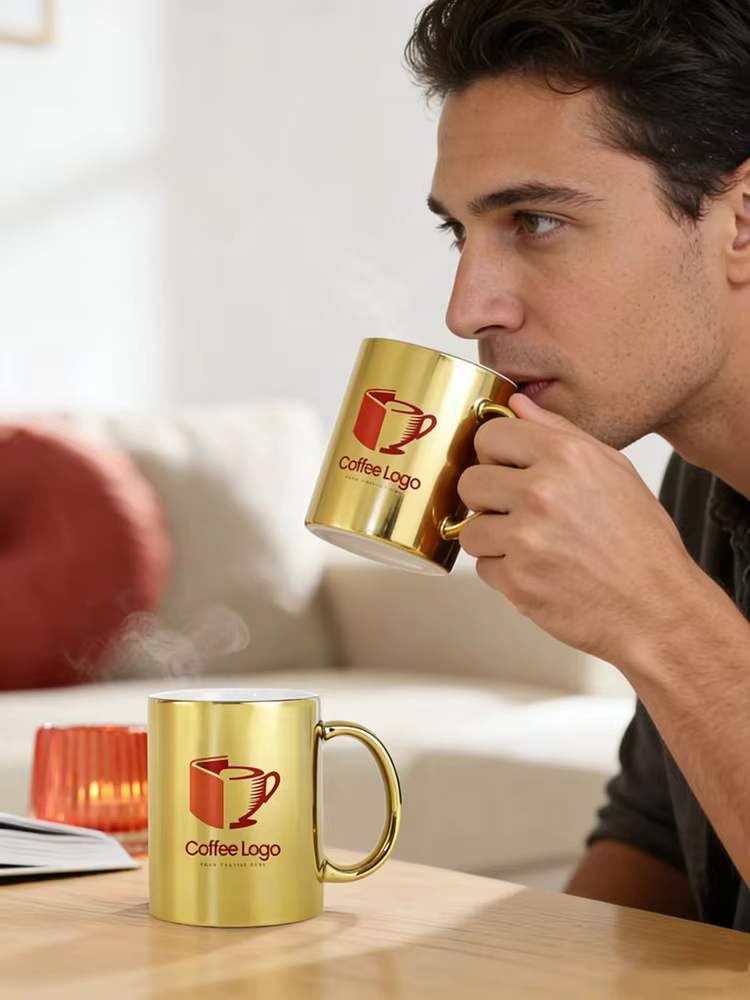 1 tasse en céramique personnalisée avec texte et photo sur mesure, impression recto simple, design r