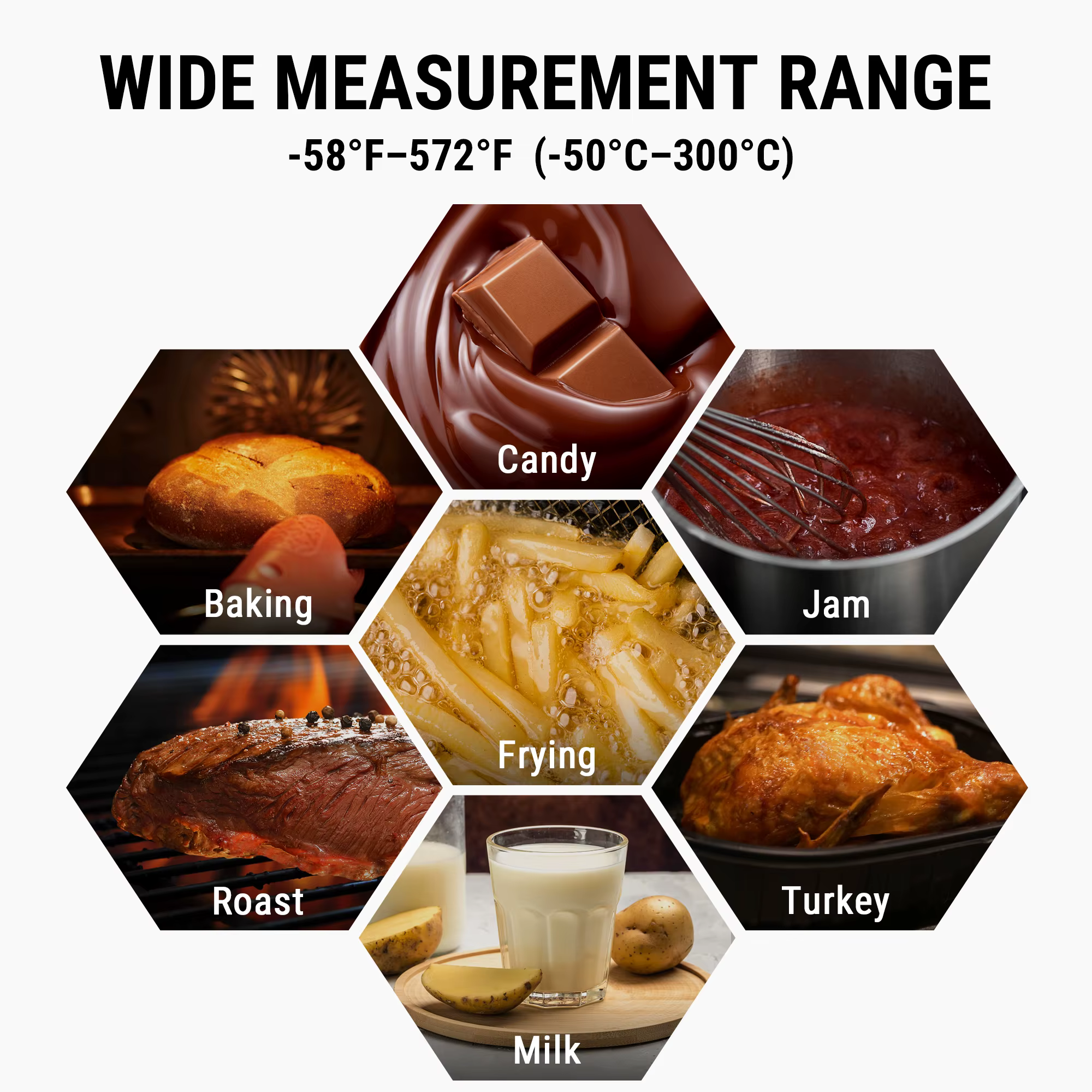 ThermoPro TP509 lecture instantanée rétro-éclairage numérique thermomètre de cuisine étanche pour bo