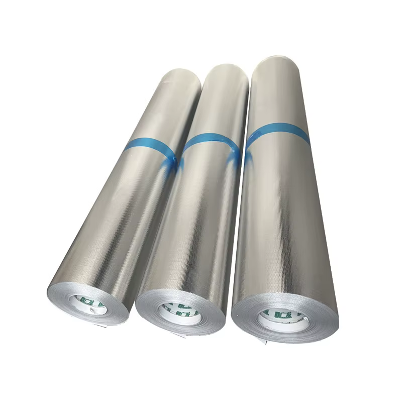 Tissu en fibre de verre avec revêtement en aluminium, ignifuge, isolation haute température, impermé