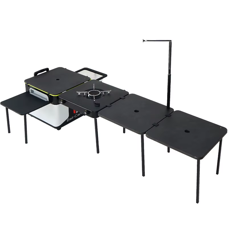 Cuisine de Camping en plein air pour pique-nique, boîte de Table pliable, cuisine Mobile extérieure