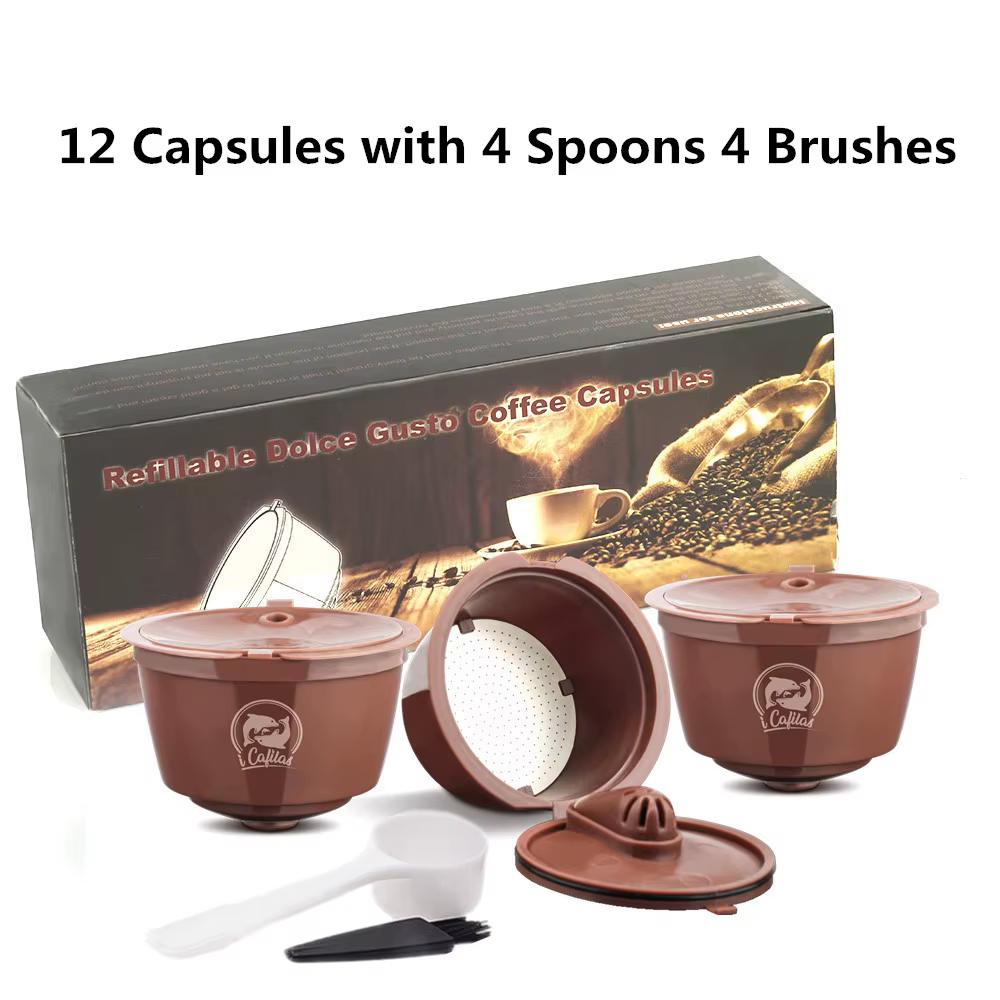 Filtre à capsules de café amélioré de 3e génération, pour Dolce Gusto Cafeteira, paniers de tasse à 