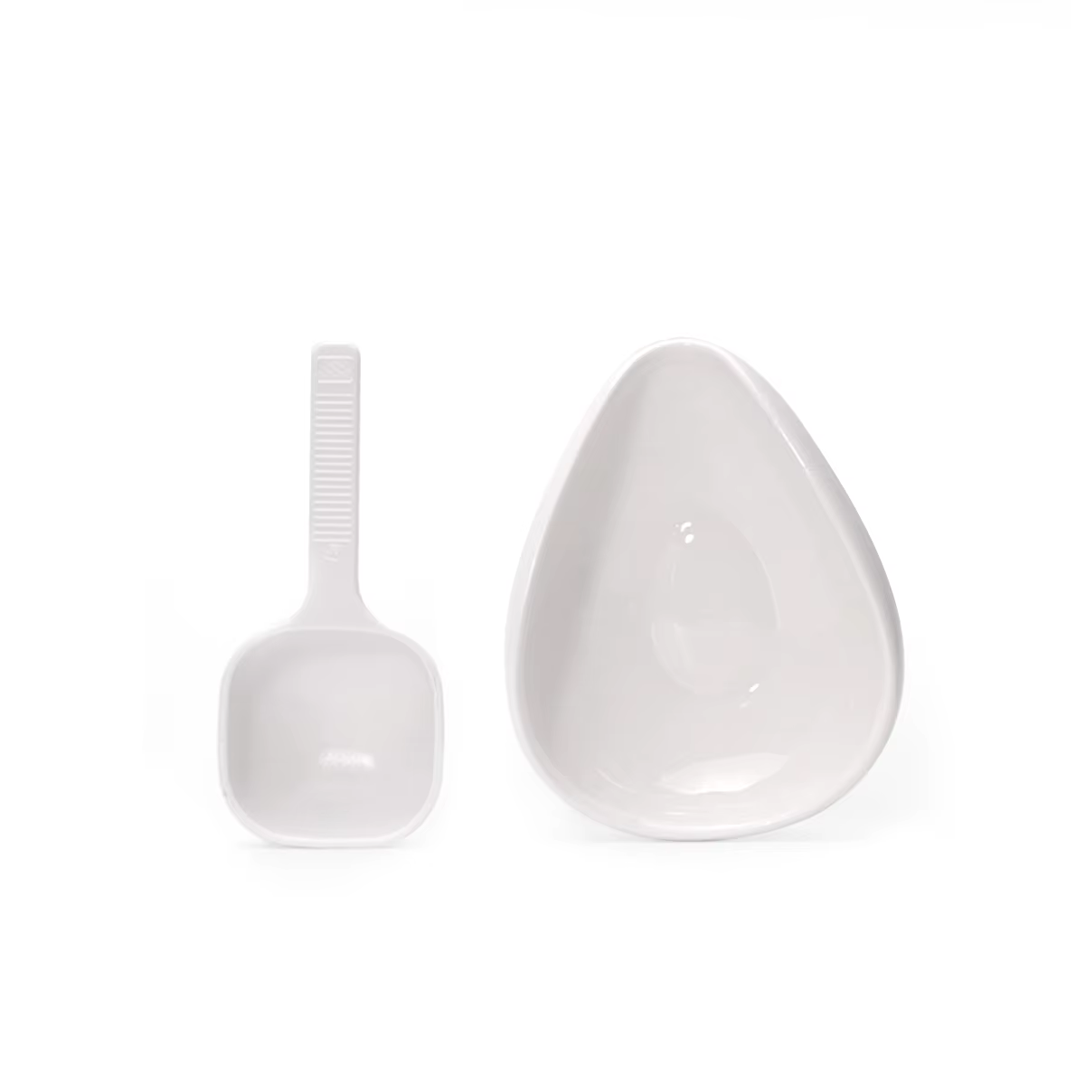 Leeseph – ensemble de tasses et cuillères doseuses pour grains de café, Kit de plateau doseur en cér