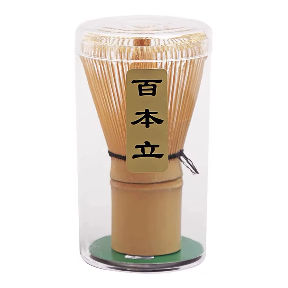 Fouet à Thé Matcha en Bambou, Brosse à Poudre de Thé Vert, Broyeur, Agitateur de Centre Commercial C