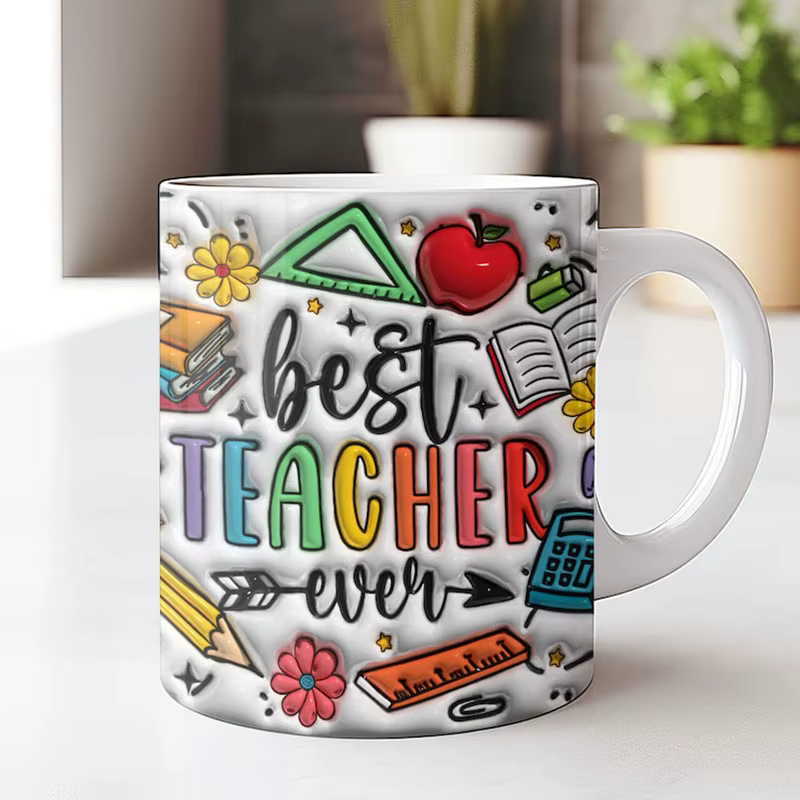 Tasse d'enseignant avec citation personnalisée, tasse à café en céramique de 11oz, cadeau personnali