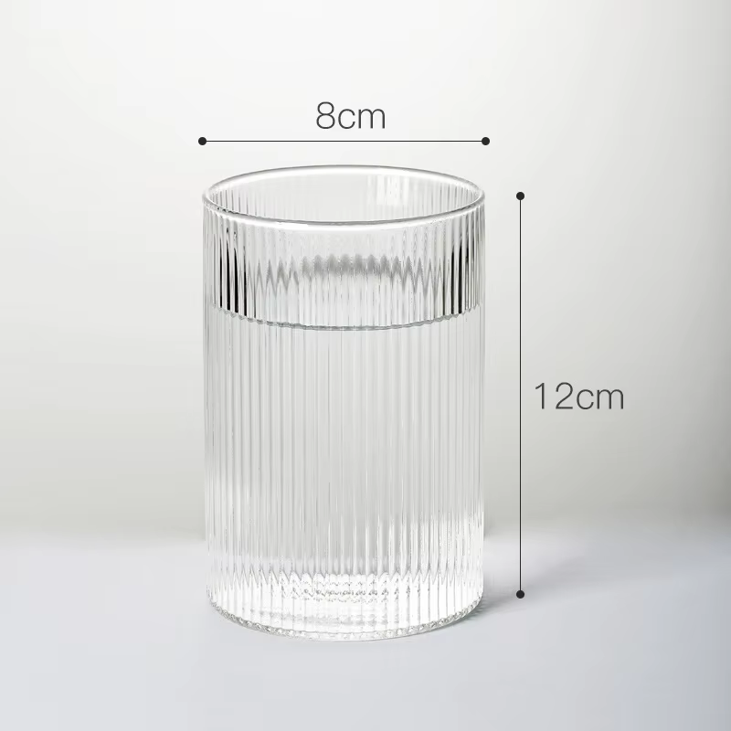 Bouteille d'eau en verre épaissi 1L/1.5L avec couvercle en acier inoxydable, carafe à eau froide, pi