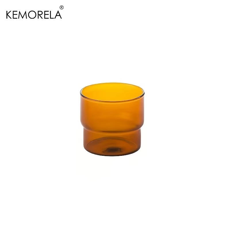 KEMORELA 290ML tasse en verre tasse à café Style Origami résistant à la chaleur Vintage verres Smoot
