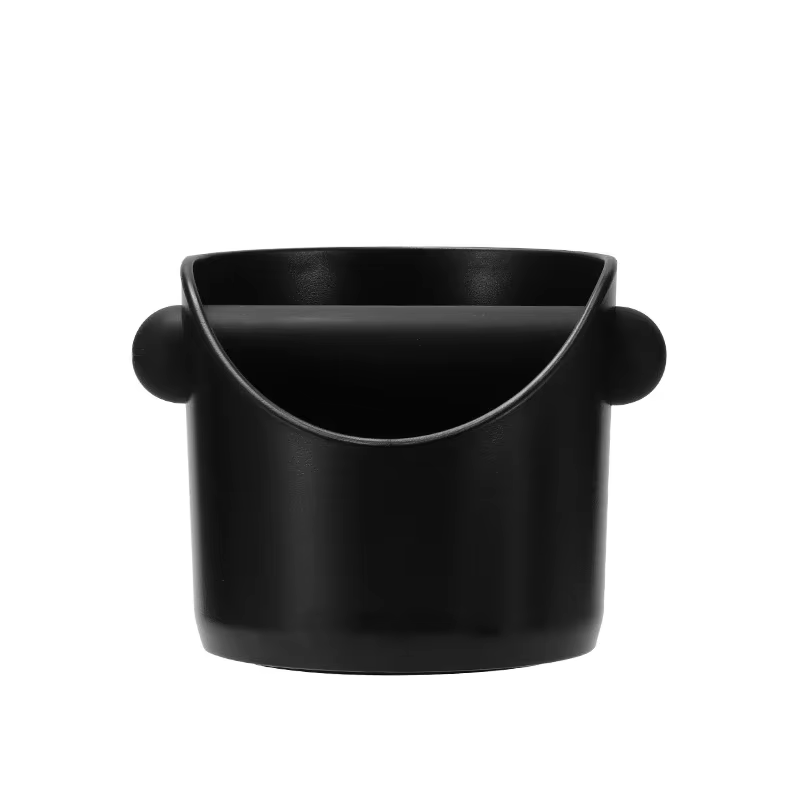 Boîte à expresso compacte avec barre de frappe pour portafiltre, mini-récipient en ABS pour marc de