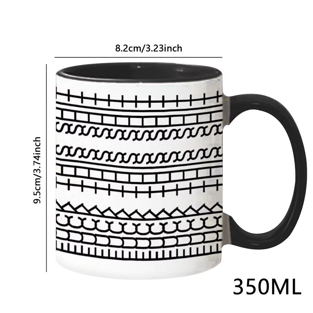 Tasse en céramique, tasse à café sûre au micro-ondes, tasse à boire, ornement de bureau pour l'école