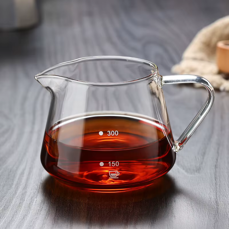 NUBECOM-Cafetière en verre réutilisable, bouilloire à café, carafe sans tasse filtrante, serveur à j