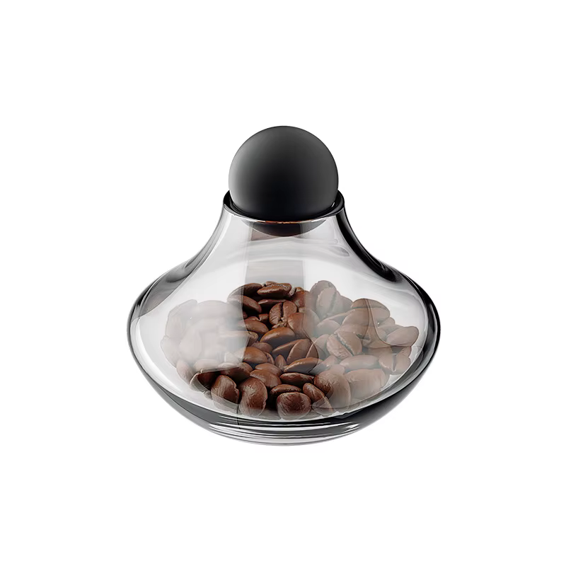 Bouteille testeur d'arômes de café en verre, pot d'échantillonnage réutilisable pour grains de café,