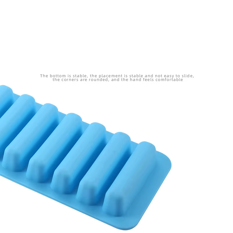 Moule de barre de glace en Silicone, 1 pièce, pain, Biscuit, tasse Mafen, moule à gâteau, plateau de