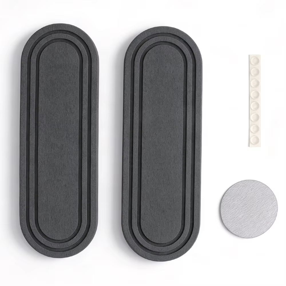 Lot de 2 plateaux de séchage rapide en terre de diatomée, absorbants l'humidité, anti-moisissure, po