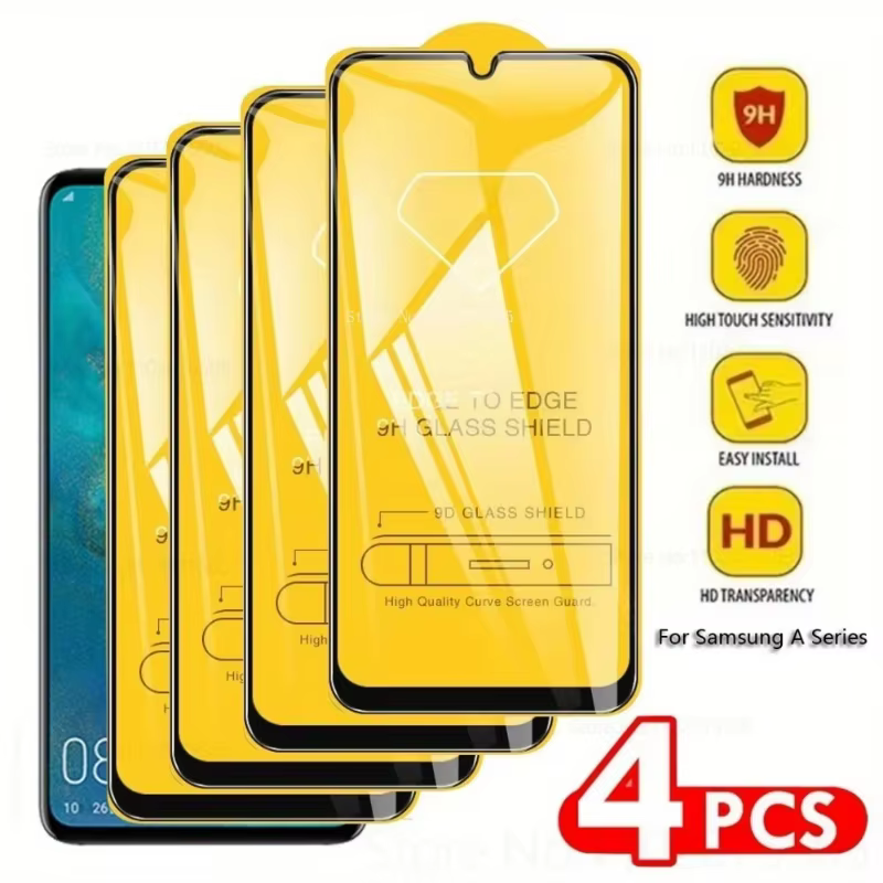 Verre trempé 9D pour Xiaomi Redmi Note 14 4G 12 11 10 9 8 13 Pro 8T 9S 10S 11S 12S 10T 13C 10A 12C 9