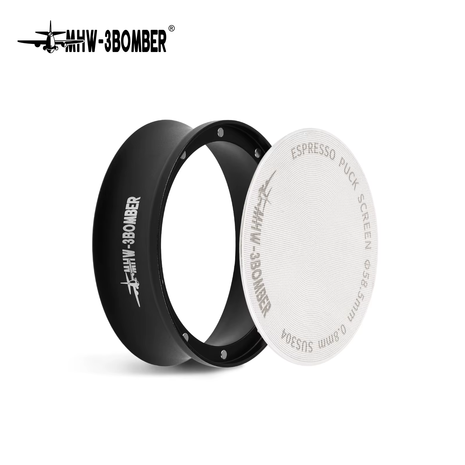 Entonnoir de dosage magnétique MHW-3BOMBER avec écran rondelle 51/53/58mm, anneau de dosage universe