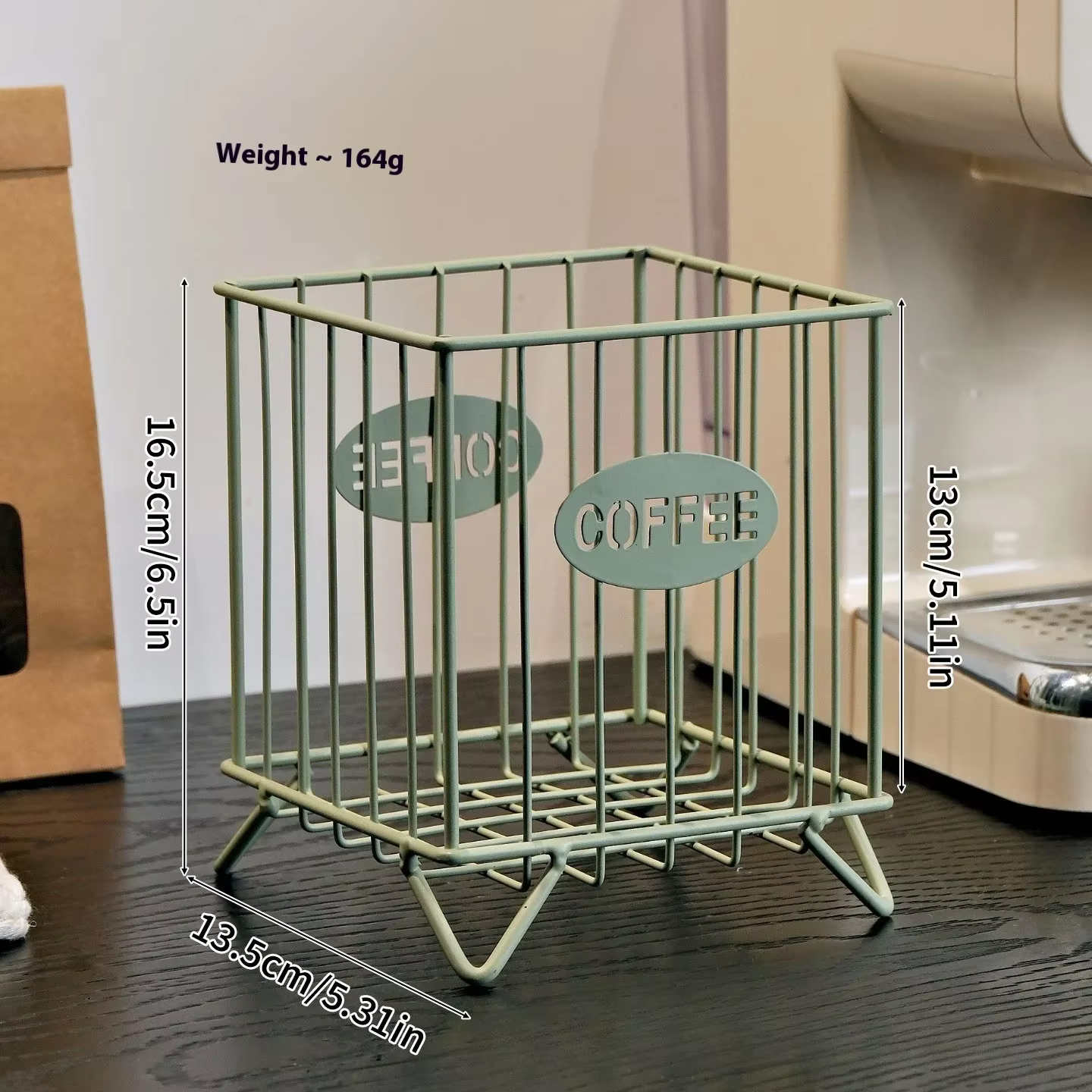 Porte-dosette de café chaud, porte-capsules de café de grande capacité, conteneur de crémier de café