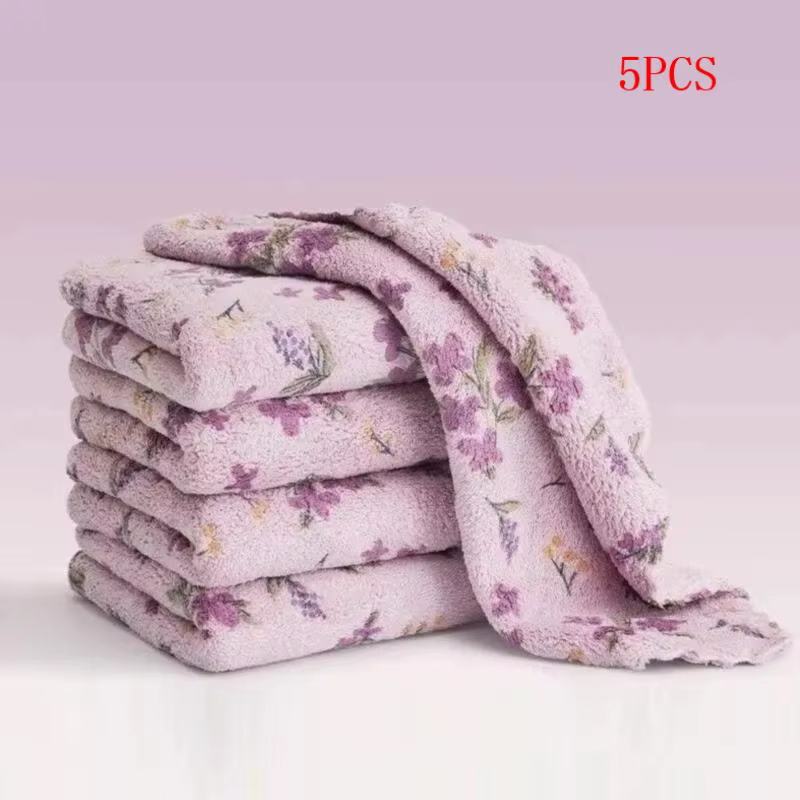 Lot de 5 torchons de cuisine réutilisables, serviettes de nettoyage, accessoires ménagers, outil de 