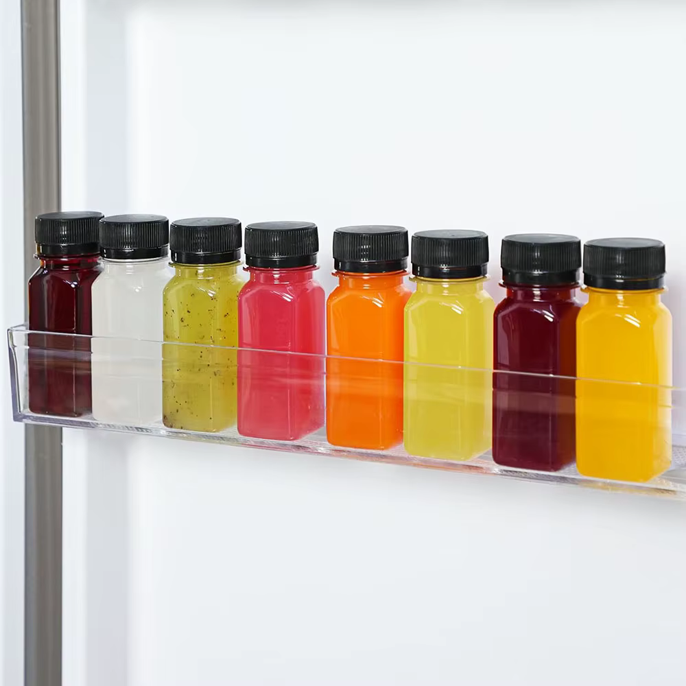 Bouteilles à shot de 2 oz avec bouchons, bouteilles à jus vides pour la préparation de jus, contenan
