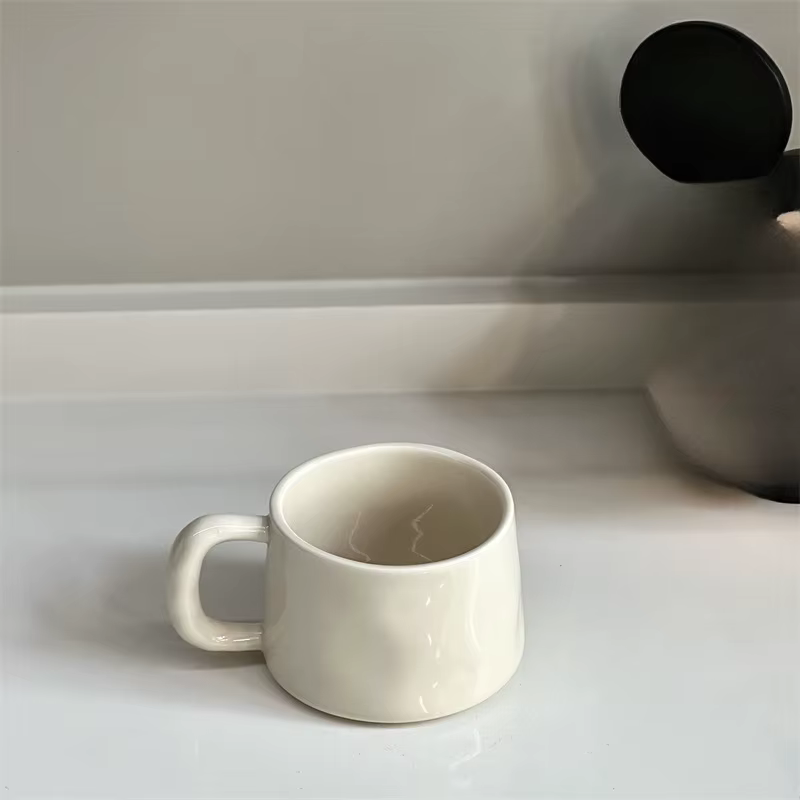 Tasse à café en porcelaine fine de style européen, tasse à thé de l'après-midi, tasse à dessert, tas