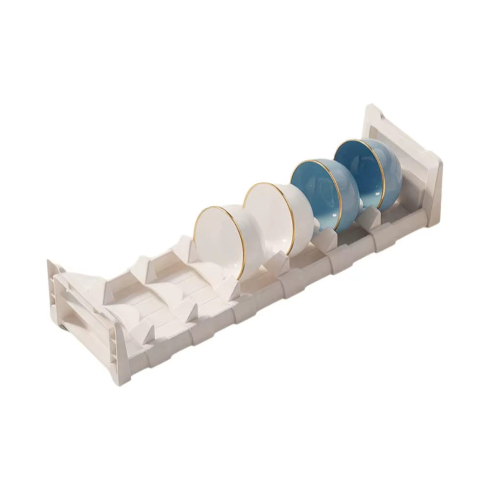 Égouttoir à vaisselle réglable sous l'armoire, installation facile, support de vaisselle de cuisine,