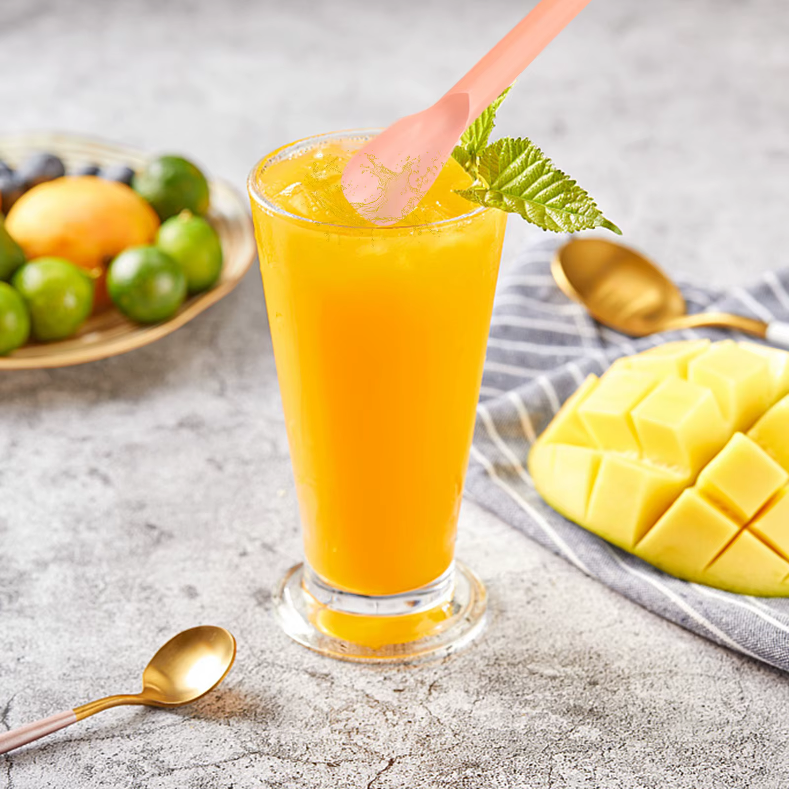 Pailles en Forme de Cuillère pour Boire Milkshake, Fournitures de ixd'Anniversaire, pour Bar, Vente