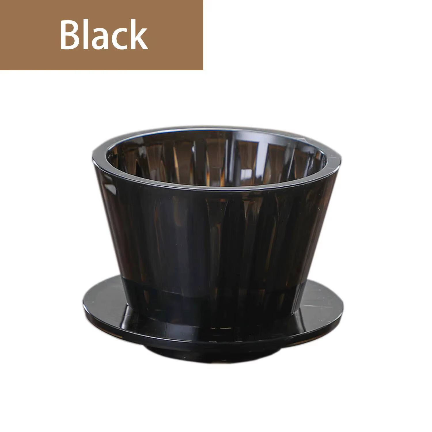 Goutteur de café oeil en cristal verser sur filtre à café 1-2 tasses cafetière fond plat papiers fil