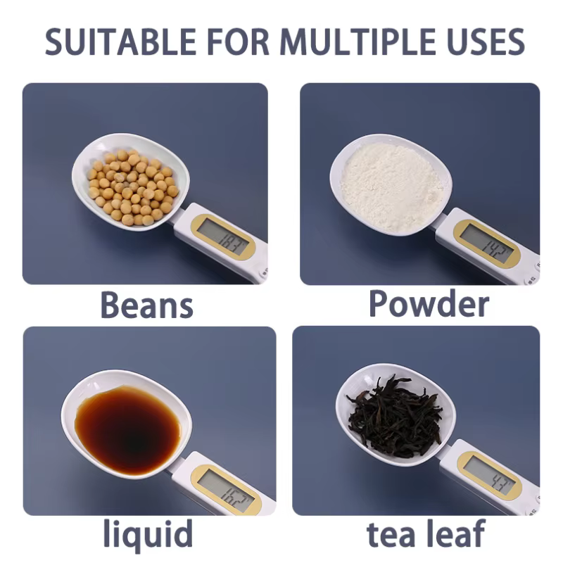 Cuillère de pesée, outil de cuisine domestique, mesure électronique du café, des aliments, de la far
