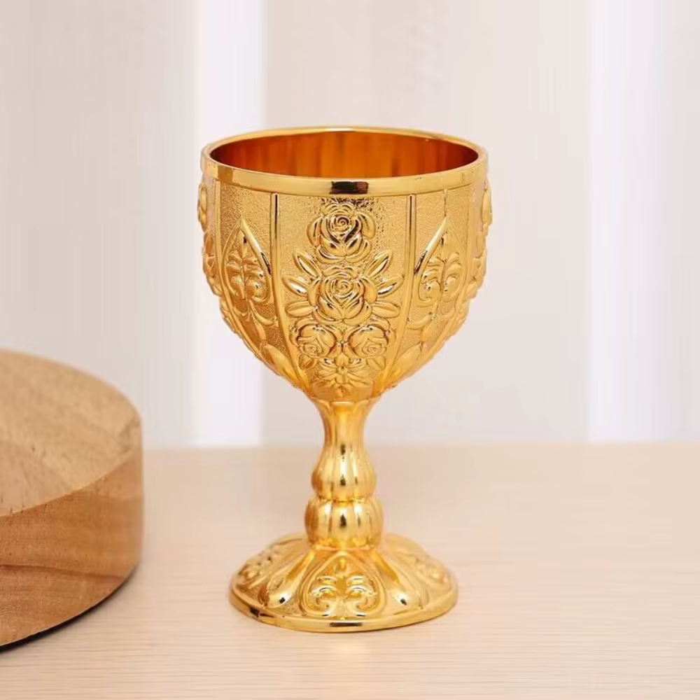 Verres à vin rétro créatifs, Style européen, vaisselle en métal, gobelet, esprit Vodka, tasse à vin 