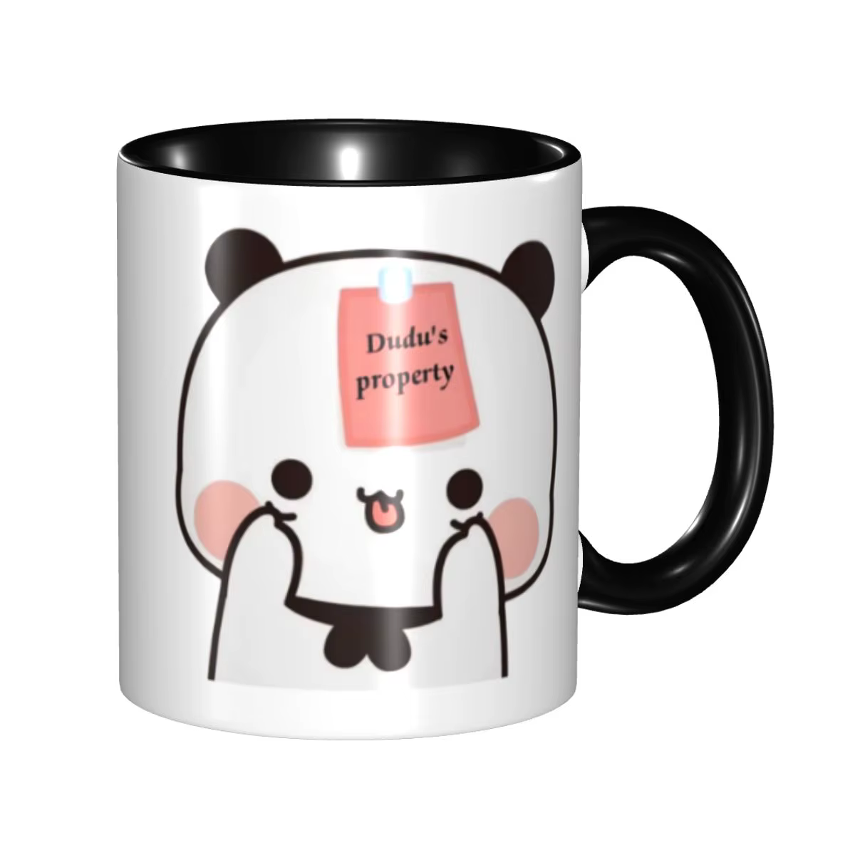 Bubu Dudu Panda et Brownie ours Couple tasses à café bricolage tasse en céramique personnalisée cade
