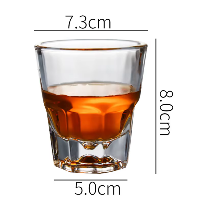 Verre à whisky à fond épais de 240ml/145ml, verre à bière classique, verre à expresso italien à fond