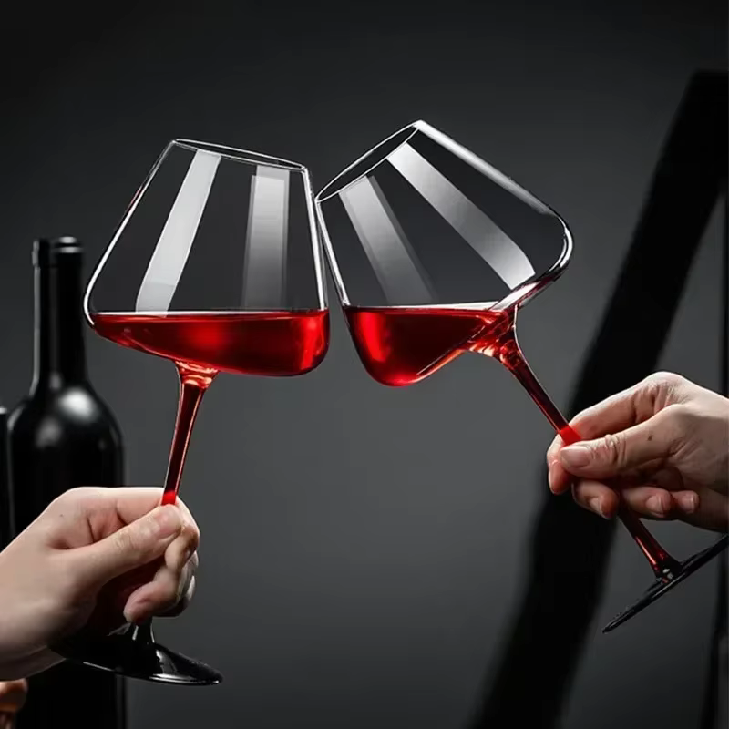 Nouveau verre à vin lumière luxe haute valeur verre cristal verre à vin rouge ménage haute valeur go
