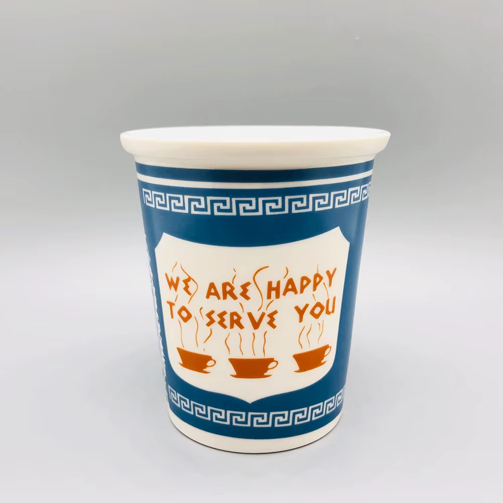 Mug à café en céramique 240 ml, tasse à café grecque vintage, multi-usages pour la maison, la cuisin