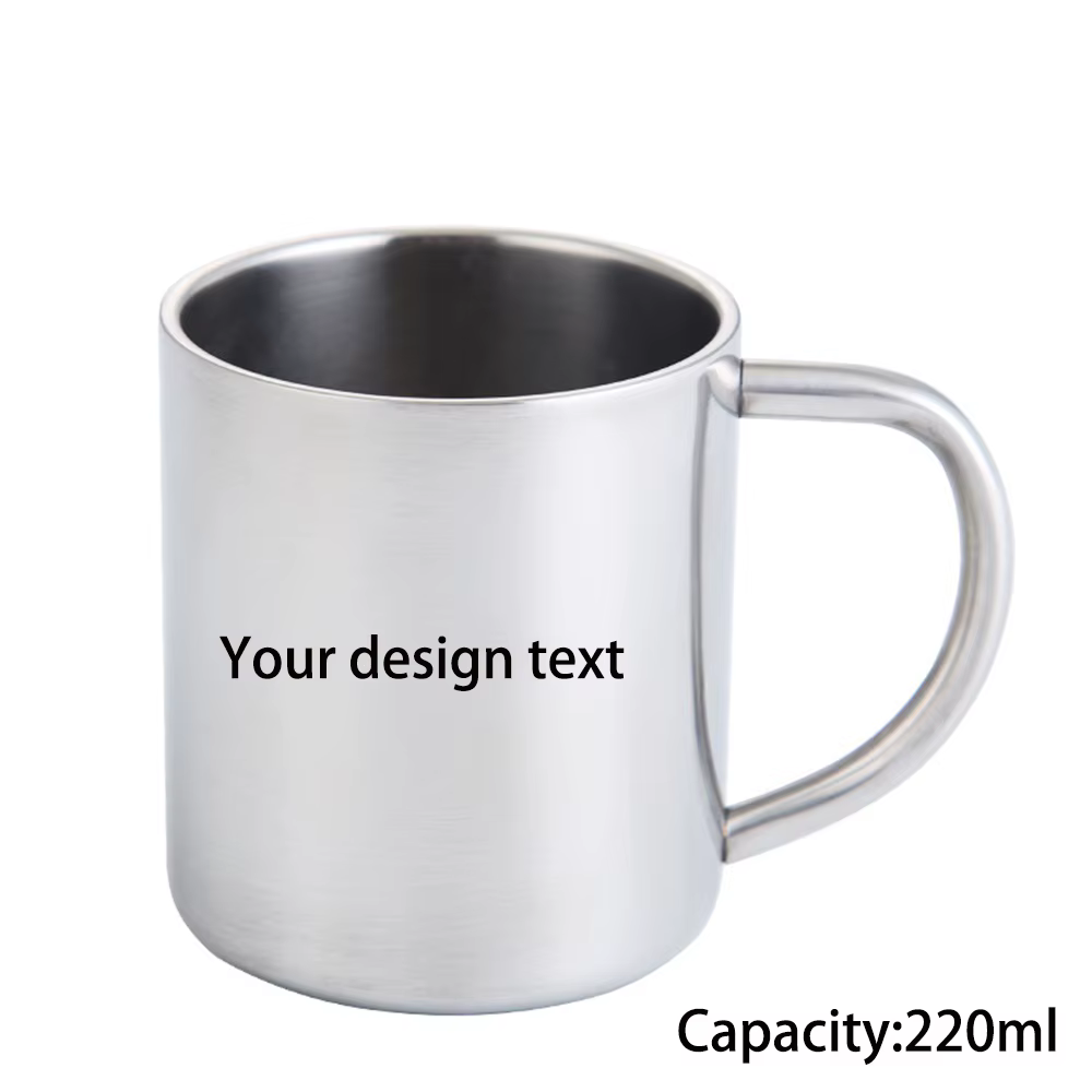 Tasse en acier inoxydable avec PHOTO personnalisée, tasse à café personnalisée exclusive, tasse de C