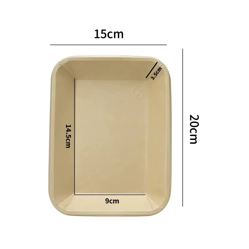 Plateau en papier jetable, assiettes à Dessert, plateau résistant à l'huile, gâteau de fête BBQ, ass