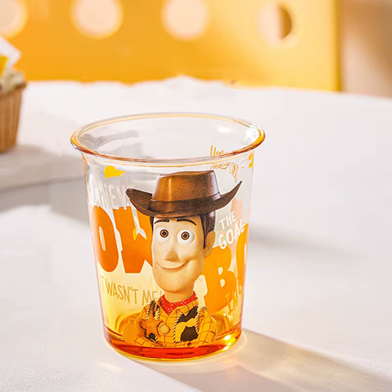 DISNEY 320ml Gobelets en verre Disney Toy Story pour latte, café, soda, verre en verre de qualité al