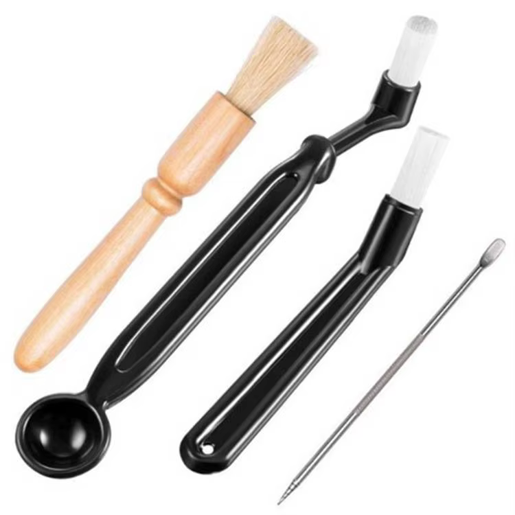 Le Kit de brosses à expresso professionnelles comprend une brosse de nettoyage de Machine de moulin 