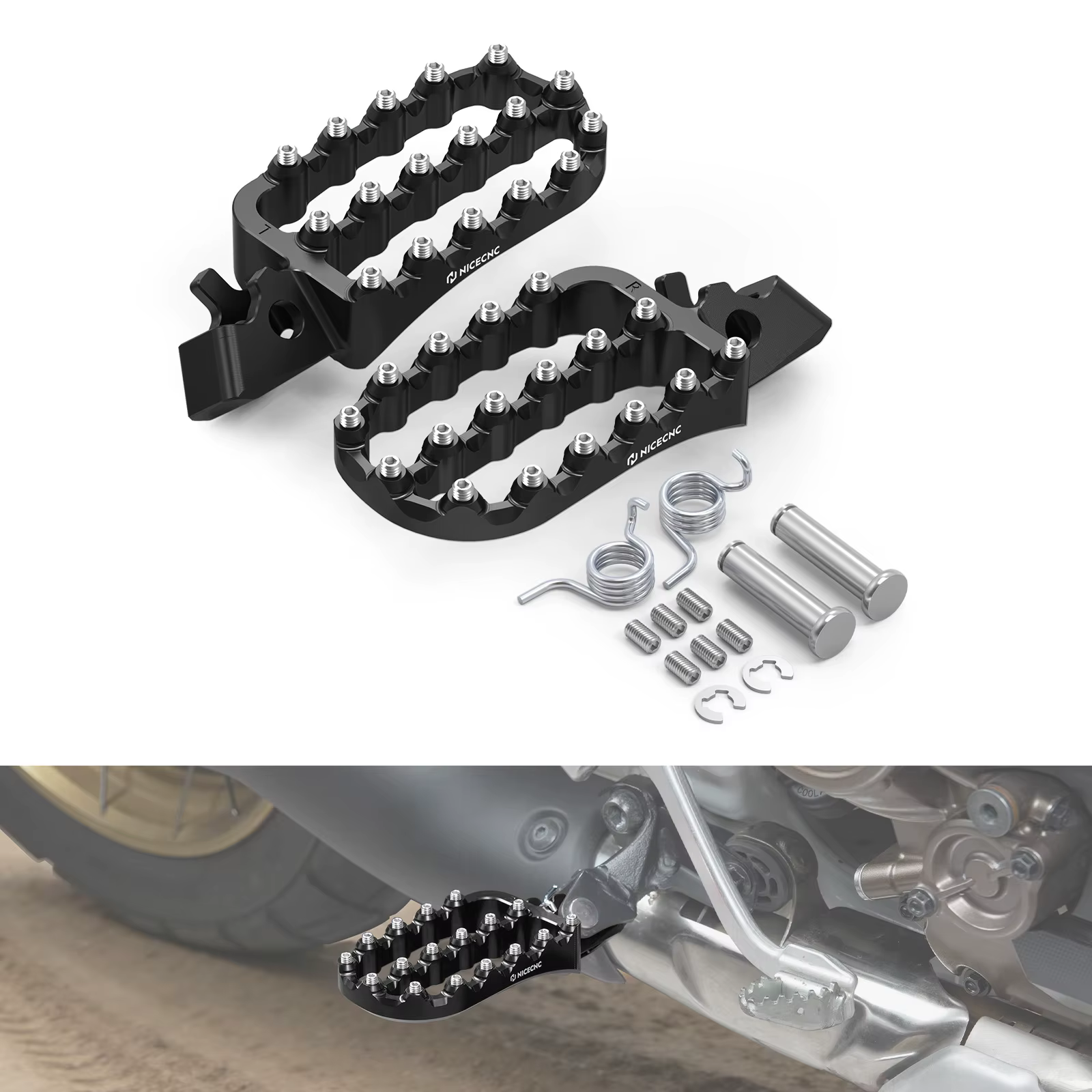 Repose-pieds forgés pour Honda CRF 1100 CRF1100L Africa Twin Adventure Sports 2020-2026, 2021 2022 2